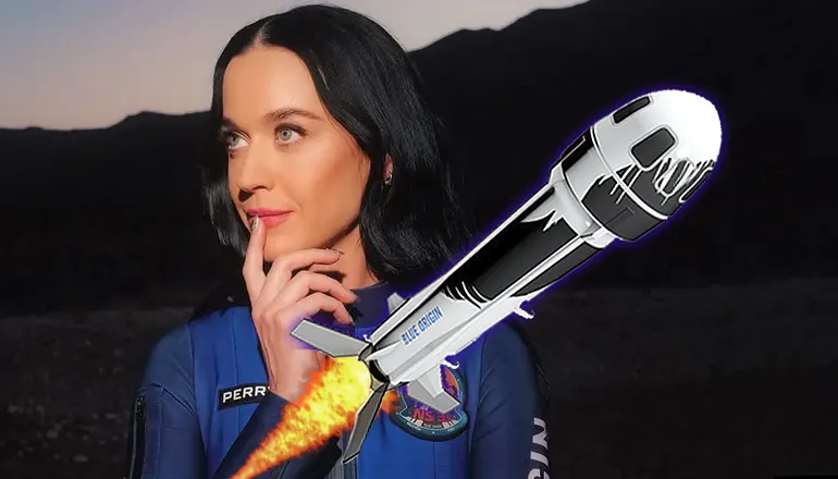 Katy Perry hace historia al convertirse en la primera cantante en viajar al espacio
