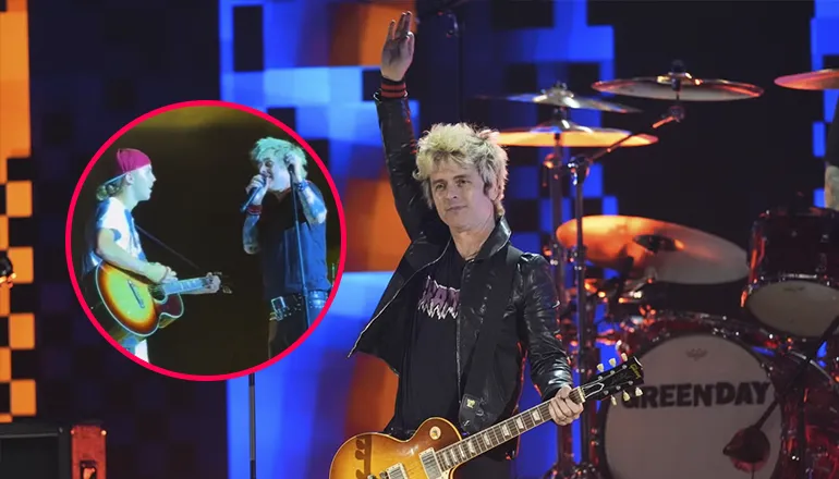 Billie Joe Armstrong expulsa fan tras tocar “Wonderwall” en concierto de Green Day