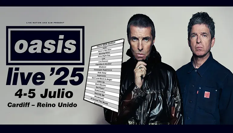 Oasis filtra setlist de 23 canciones para su histórica gira Live ’25
