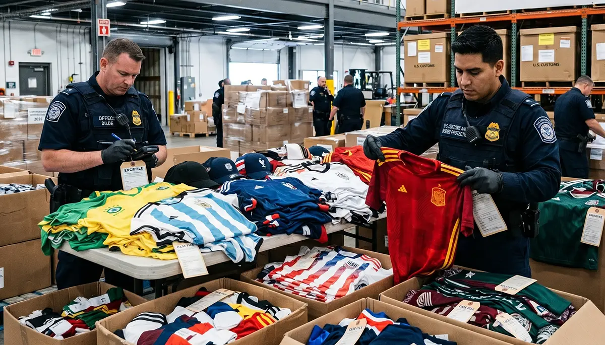 Mundial 2026: Decomisan más de 1.500 productos falsificados valorados en 134.000 dólares