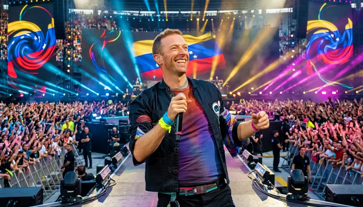Chris Martin sorprendió en concierto benéfico por Venezuela y cantó “Viva la vida”