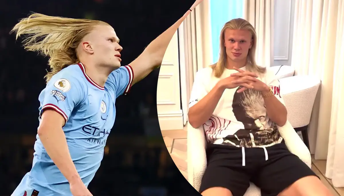 Erling Haaland sorprende con un radical cambio de imagen